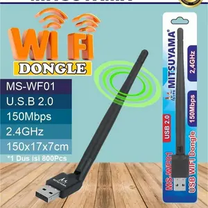 Mitsuyama WiFi Dongle MS-WF01 U.S.B 2.0 150Mbps 2.4GHz  Premium Product