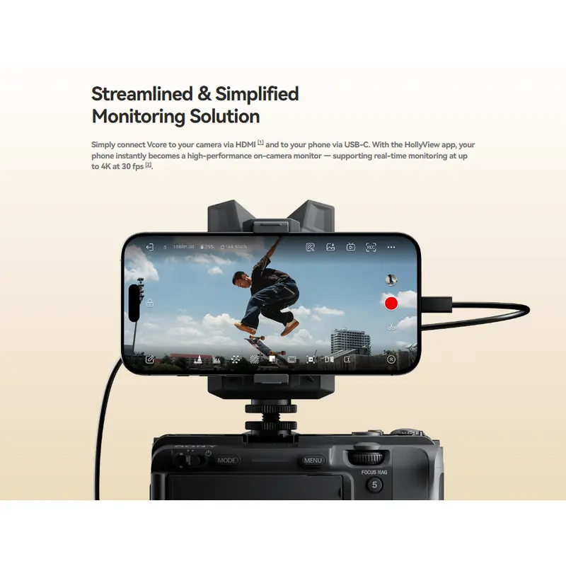 Wireless Transmit HOLLYLAND VCORE Wireless Video Transmission System with Phone ...