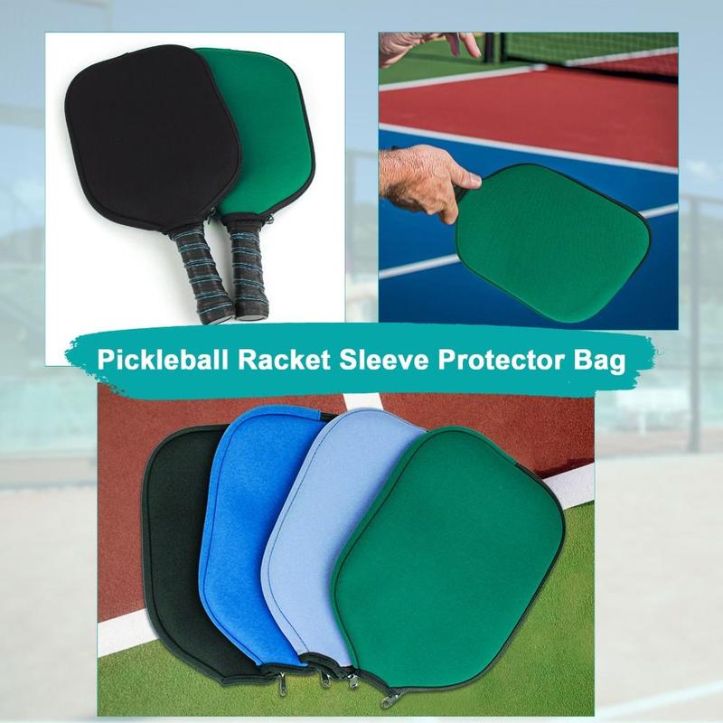 Vỏ lưu trữ Tay áo vợt Pickleball cao su tổng hợp, mới, Phụ kiện vỏ bọc mái chèo Pickleball, Túi bảo vệ bền 0