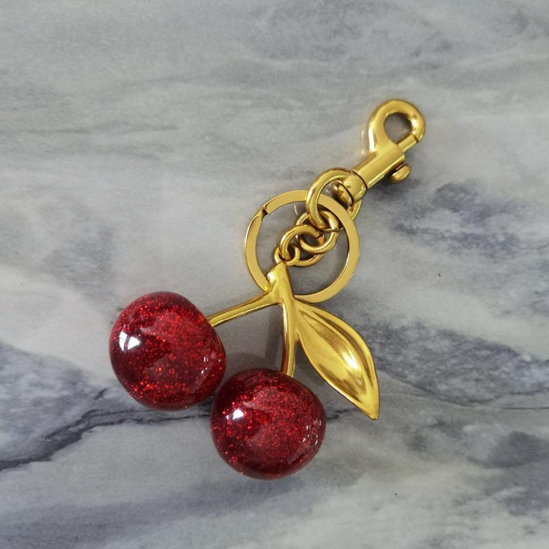 gantungan kunci tas Cherry Bag Charm cherry keychain gantungan kunci gantungan tas cherry  bag Resin 6