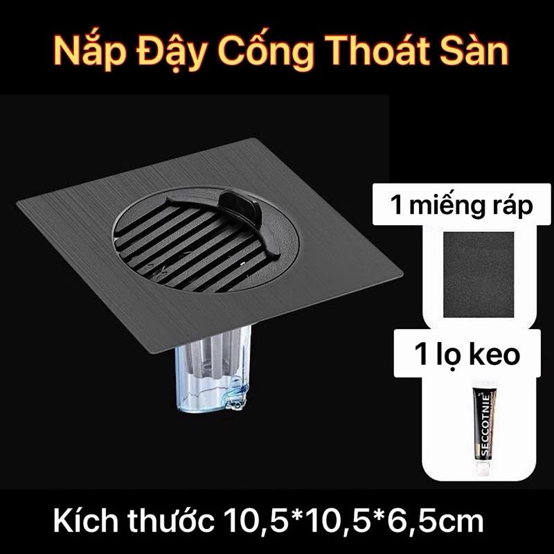 Nắp Đậy Cống Thoát Sàn Thép Không Gỉ, Nhựa ABS Chống Mùi Hôi Chống Côn Trùng, Chặn Rác Chống Tắc Cống Kèm Miếng Ráp Và Keo Dán