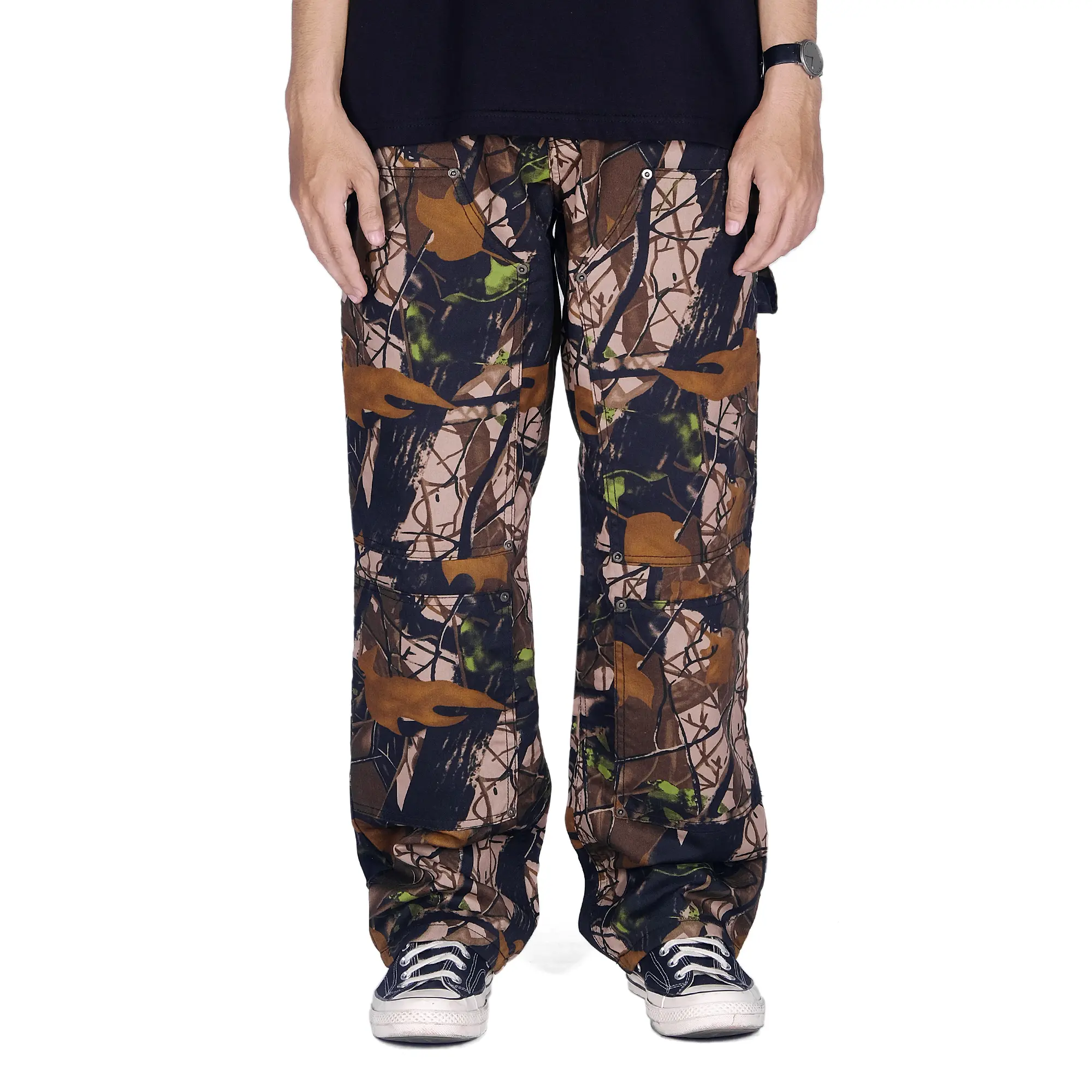 SPRINGER FOREST CAMOUFLAGE DOUBLE KNEE CARPENTER