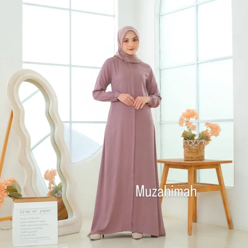Baju Gamis Syari Abaya Modren Busana Muslimah Wanita - Dress 2