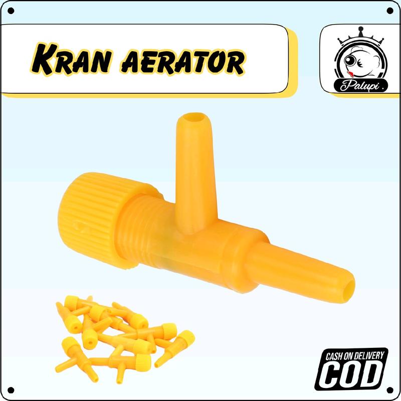 KRAN AIRATOR 1 LUBANG || KRAN AERATOR AQUARIUM || PENGATUR UDARA || PEMBAGI AIR HIDROPONIK 1