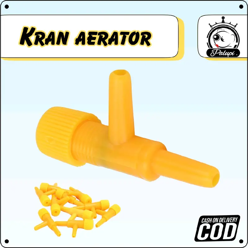 KRAN AIRATOR 1 LUBANG || KRAN AERATOR AQUARIUM || PENGATUR UDARA || PEMBAGI AIR HIDROPONIK 1