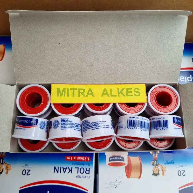 Hansaplast Rol Kain 1 25 cm x 1m. Plester Hansaplas Roll Kain. 1