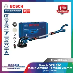 Bosch GTR 550 Drywall Sander 225mm Mesin Amplas Tembok 550W Professional