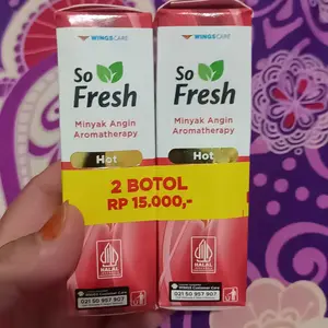 So Fresh Aromatherapy Hot | Eucalyptus 10ml isi 2 - Relaksasi Instan! So Fresh Aromatherapy Hot – Nyaman & Menyegarkan!