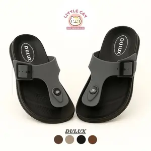 Littlecatshop (Size 25-44) Dulux 213 Sandal Anak Karet Jepit Sandal Wanita Sandal Pria Polos VARO
