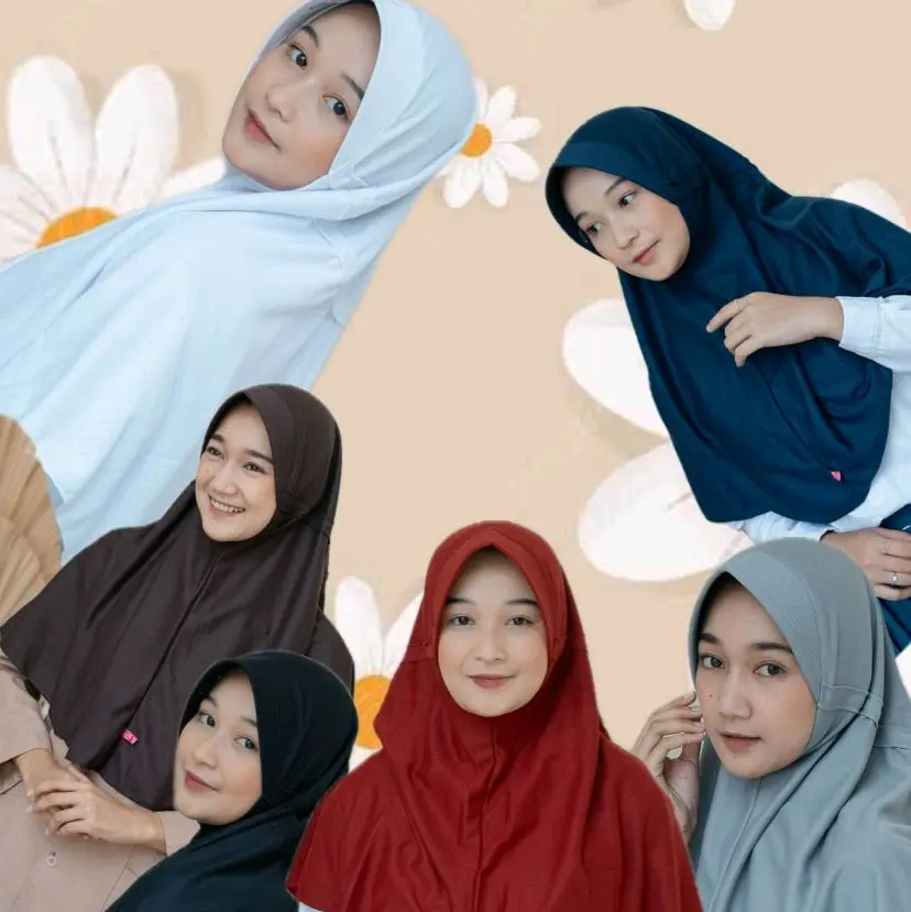 YUNIJAR KERUDUNG SEKOLAH model serut pinggir jilbab sekolah SD SMP SMA