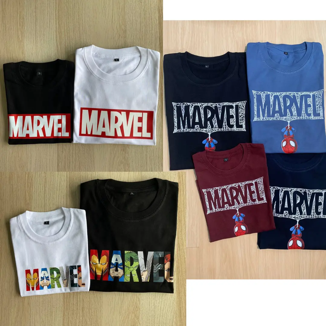 Baju Kaos Couple Keluarga M4RVEL - Duck'ee