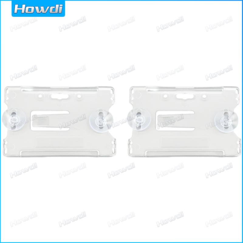 Product Introduction of 【Howdi Car Outlets】Transparent Parking Card Sleeve Storing Information Card Suction Cup Style 23