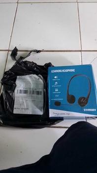 Product Review of Bonkyo Headphone stereo dengan mikrofon dan single jack 3.5mm Cocok untuk pembelajaran di kantor Bass Headset Subwoofer Earphone Handsfree Bluetooth from D**S 1