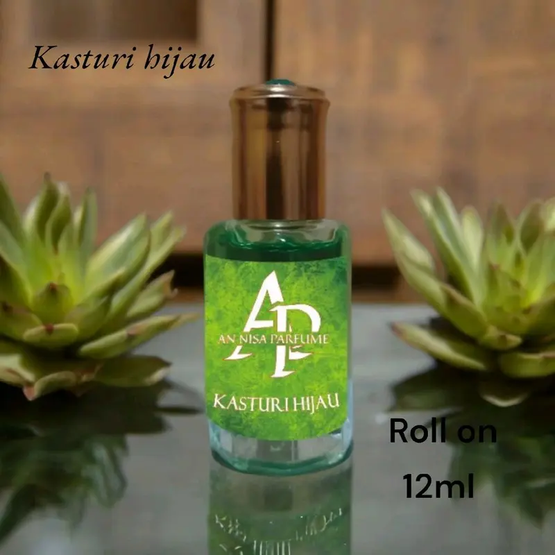 Minyak Wardah Wardatul Khalij Al Khaliji Kasturi hijau roll on 12ml Perfume Wangi minyak   asli 1