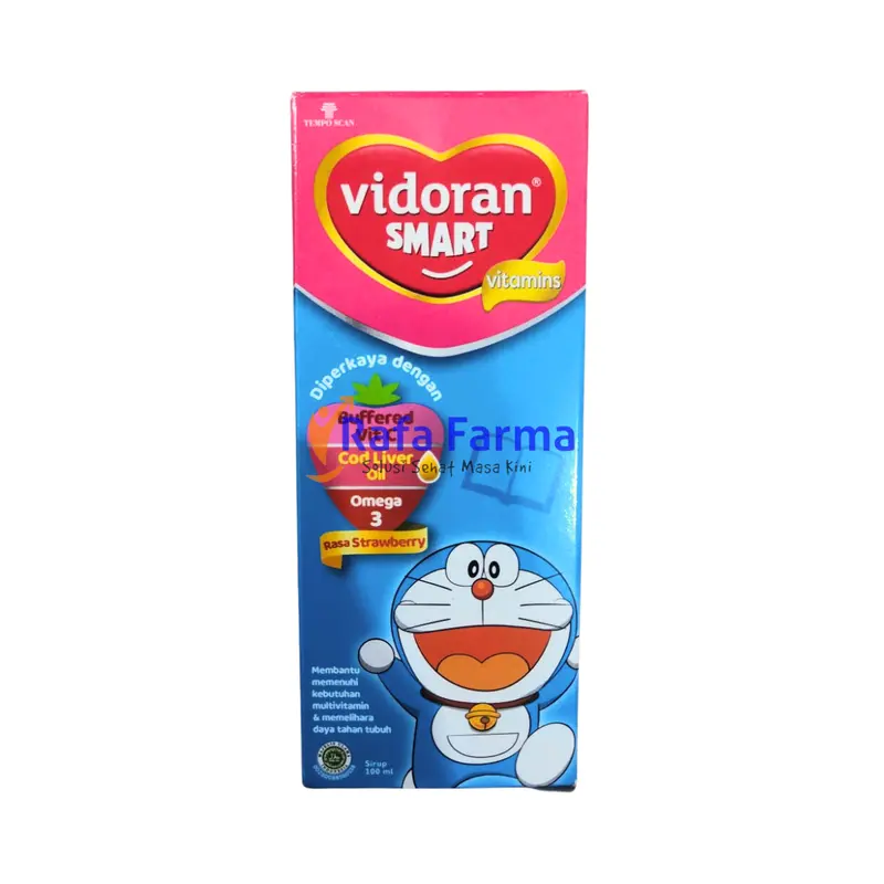 VIDORAN SMART VITAMIN SIRUP UNTUK OTAK DAN NAFSU MAKAN Anak  1-10 tahun 4