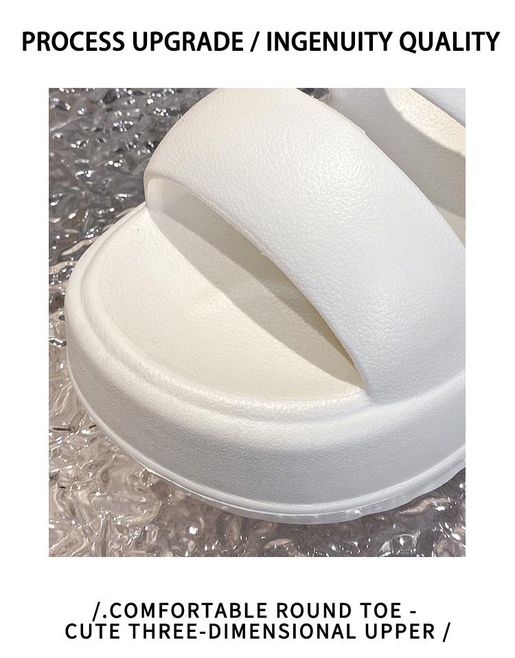Product Introduction of Dép Cao Gót, Đế Dày, Màu Pastel Dành Cho Nữ, Dép Lê Mùa Hè, Không Trơn Trượt, Có Thể Đeo Ngoài Trời, Phong Cách Mới, 0000 6