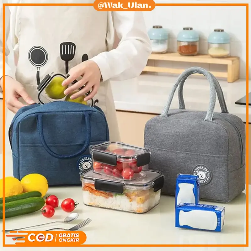 TAS TEMPAT BEKAL LUNCH BAG COOLER BRIVILAS MAKANAN ANAK TAS LUNCH BOX KARAKTER BRIVILAS MURAH 0