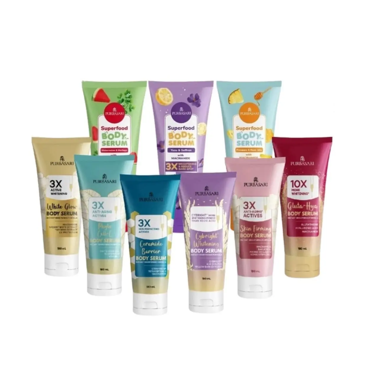 Purbasari Body Serum || Body Lotion 180ml
