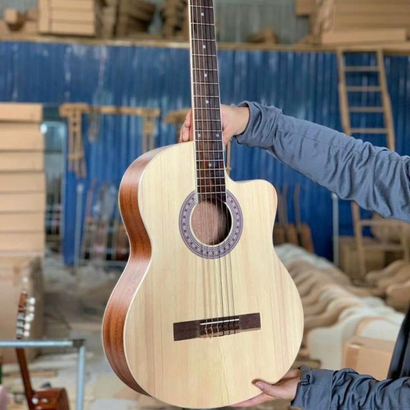  CHÍNH HÃNG- Guitar Classic  - Gỗ  Mahogany  - Tặng kèm Phụ kiện 