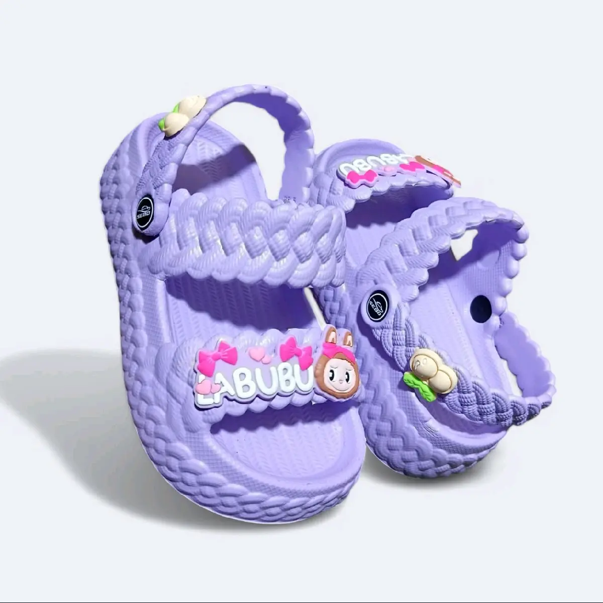 Sandal Anak Perempuan Ban2 Tali Belakang Motif Labubu SB1020 Fashion Tebal Ringan Nyaman Sepatu