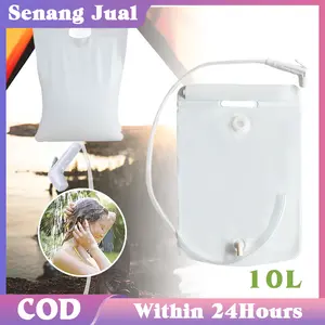 10L Camp Shower Bag Kantong Air Shower Alat Berkemah Di Luar Ruangan