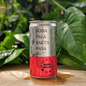 Soda Pala Rakta Rasa (Rosella & Mint) | Minuman Fermentasi Bersoda