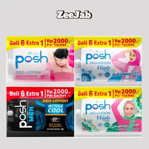POSH Deo-Lotion Deo Lotion Deodorant Sachet Renceng Renteng Pencerah Bau Ketiak 11 gr