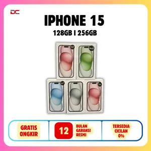 ( EXLUSIVE LIVE THIA FITRI ) APPLE IPHONE 15 GARANSI RESMI INDONESIA | 128GB | 256GB