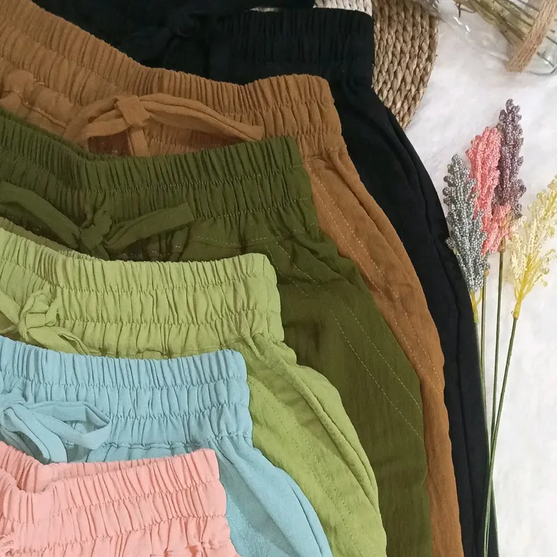 KULOT CRINKLE KANTONG SAMPING  celana bawahan  panjang Fashion muslim 2