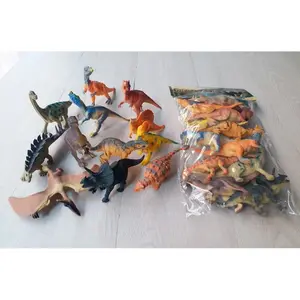 MAINAN DINOSAURUS KARET 12PCS DUNIA DINOSAUR WORLD