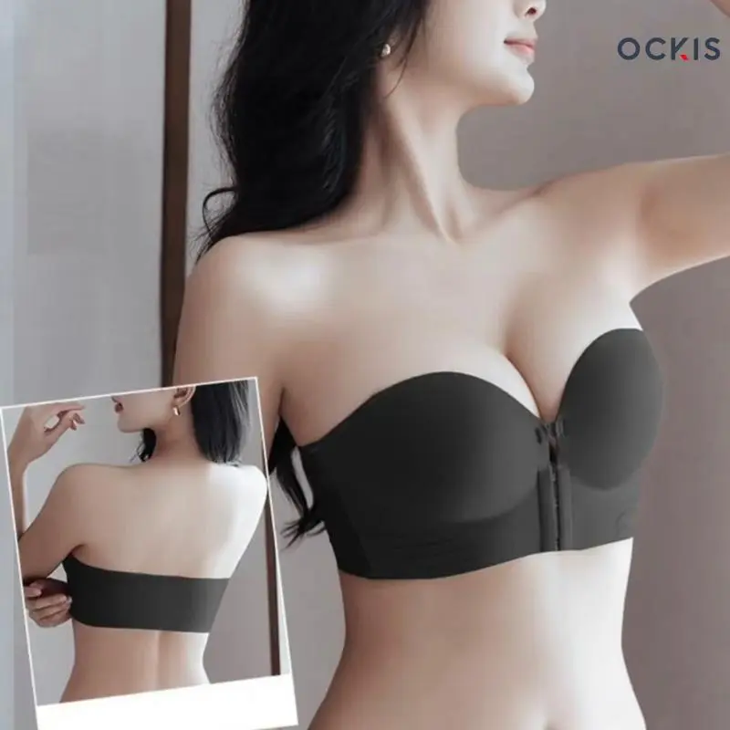 Áo Ngực Hình Tròn, Thiết Kế Không Dây, Đẩy Lên, Chống Trượt, Đồ Lót Nữ, Định Hình Tôn Dáng, [Thanh Toán Khi Nhận Hàng]