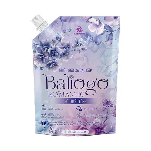 H02_ Túi Nước giặt Baliogo Romantic Hương Xạ Hương Trắng 3000ml 