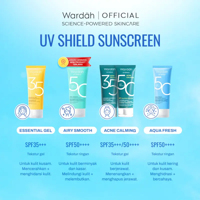 Wardah UV Shield Sunscreen All Series - SPF 35 SPF 50 2
