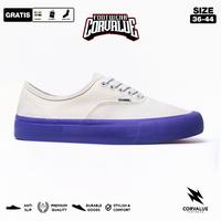 Gambar SEPATU CORVALUE FOOTWEAR - Sepatu Sneakers casual Pria Wanita Suddenly PURPLE full White Original Casual Shoes Canvas Black Snekers - Suddenly PURPLE full white, 36 dari CorvalueFootwear Kab. Tangerang 1 Tokopedia