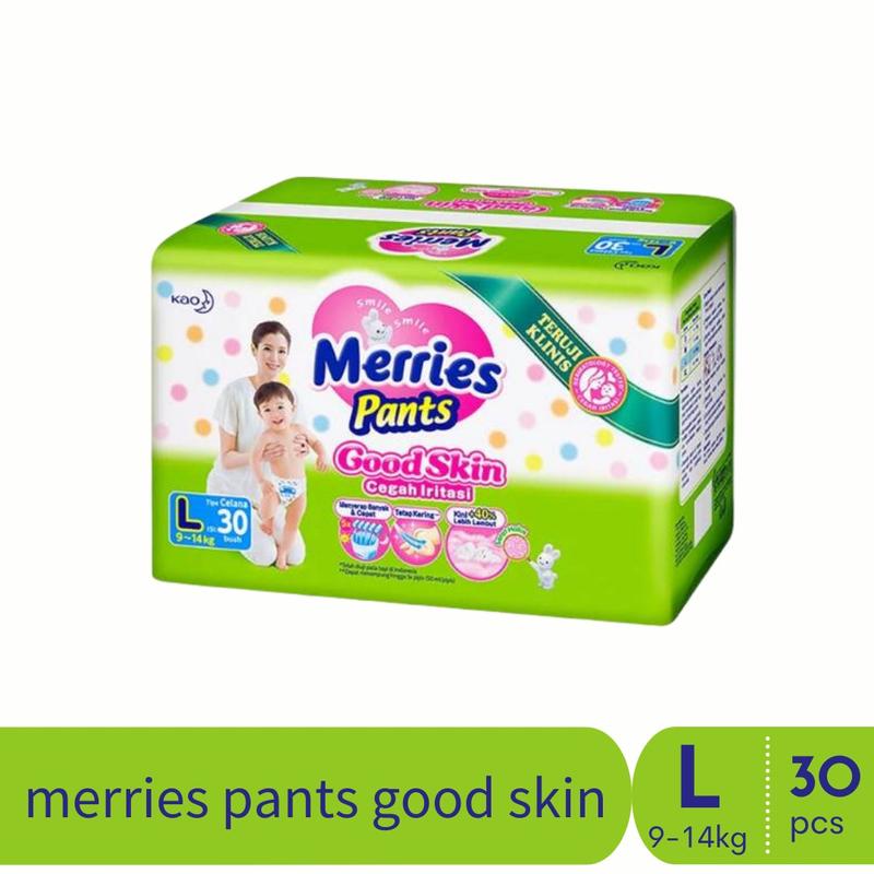 Merries Good Skin S40 / M34 / L30 / XL26 / XXL28 - Popok Bayi 3