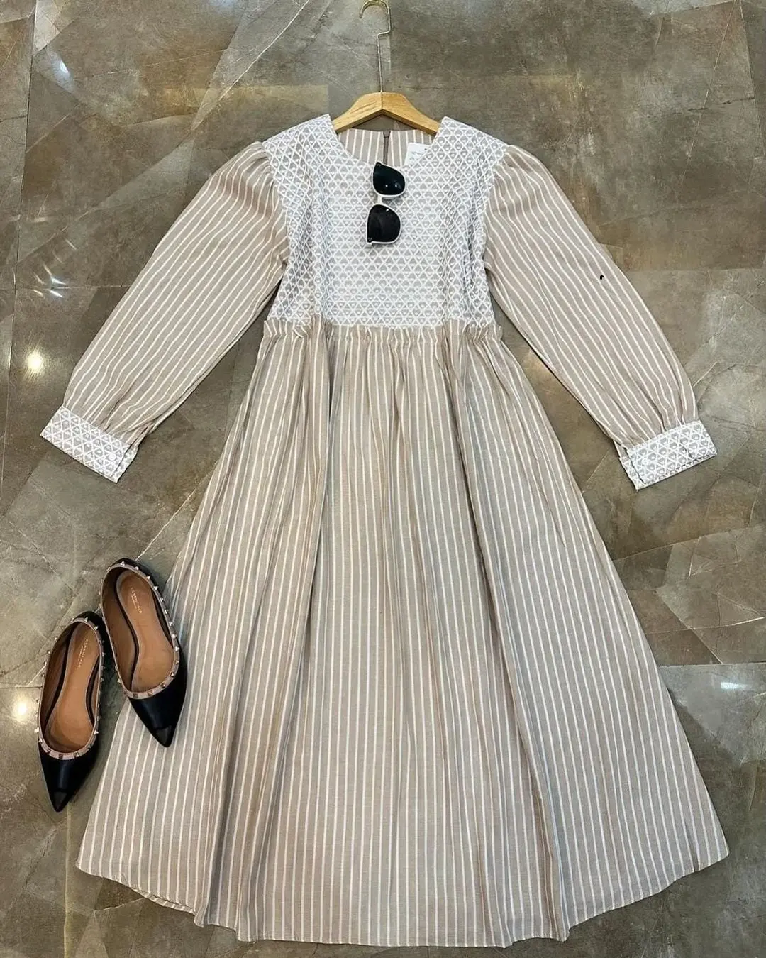 DEPIRA MIDI FIT TO XXL Midi Dress Premium Korean Look Bahan Katun Dress Wanita Remaja Simpel