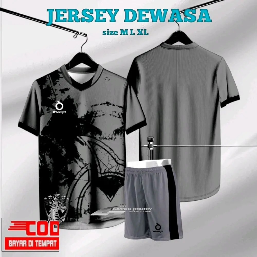 Setelan Jersey Bola Futsal Volly Badminton Dewasa Terlaris 2025 - Bahan Dryfit/Milano Berkualitas