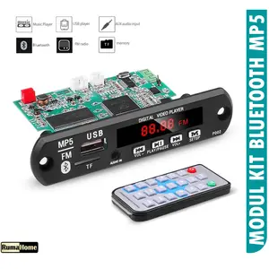 Modul MP3 Bluetooth Plus FM Radio / Kit Modul MP3 BT / Kit Pemutar Lagu MP3 USB Player Bluetooth