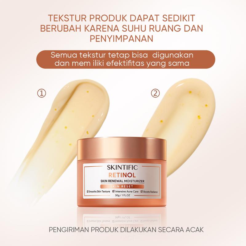 Skintific  6pcs Set sunscreen wajah+serum+moisturizer+cleanser day cream night cream Symwhite 377 Dark Spot Moisture Gel 30G Retinol Skin Renewal Moisturizer 30G Pelembab Wajah Serum Wajah Anti-Aging Dark Spot Brightening Glowing 3