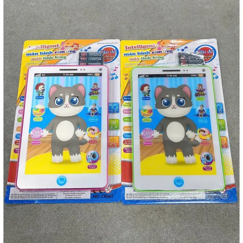 IPAD mèo tôm thông minh dành cho bé(hát kể truyện,thơ) Đồ Chơi Toys Pin 4