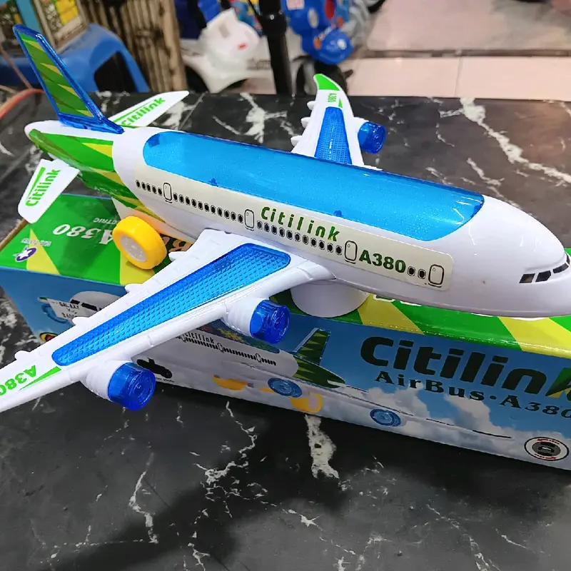 MAINAN PESAWAT CITI LINK MENYALA DAN BUNYI // MAINAN ANAK ,KADO ANAK 0