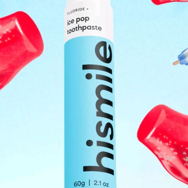 Hismile toothpaste ice pop