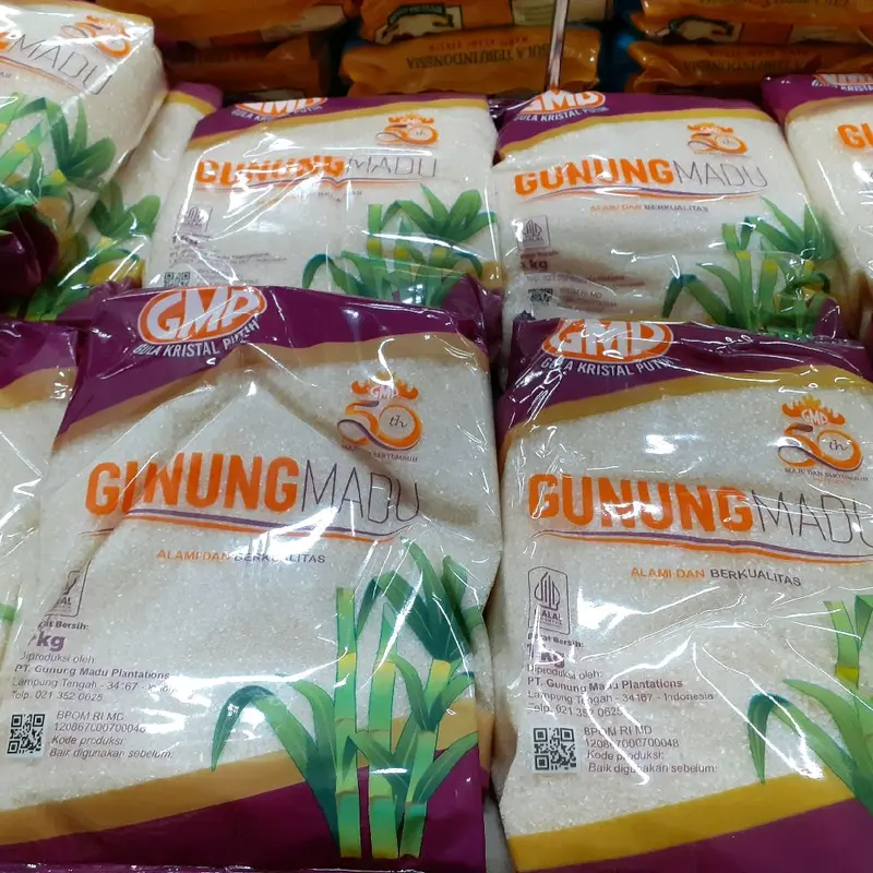Promo Grosir 3 Pcs Gula GMP Gunung Madu 3 x 1 Kg Murah Premium Murni 2