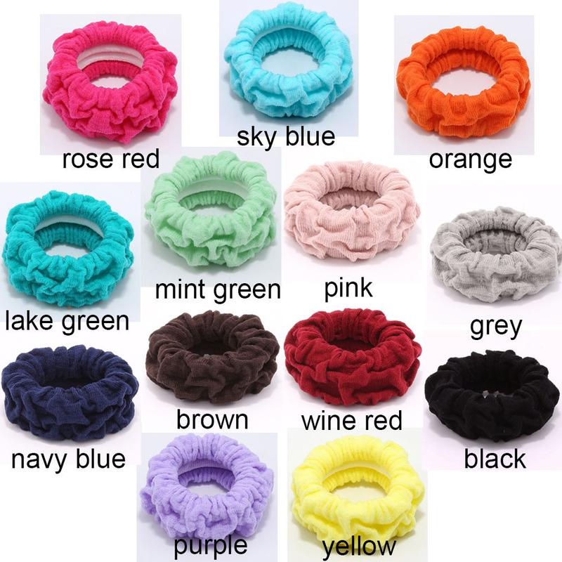 Scrunchie Dây Cao Su, Phụ Kiện Thời Trang, Co Giãn Rộng, Dây Buộc Tóc, Dây Buộc Tóc Đuôi Ngựa, Dây Buộc Tóc 2