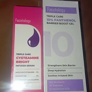 [Exclusive] Facetology Panthenol Barrier Boost Moisturizer Series 5% & 10% Pelembap Wajah Berminyak Kusam Jerawat Aman Ceramide Triple Care Function