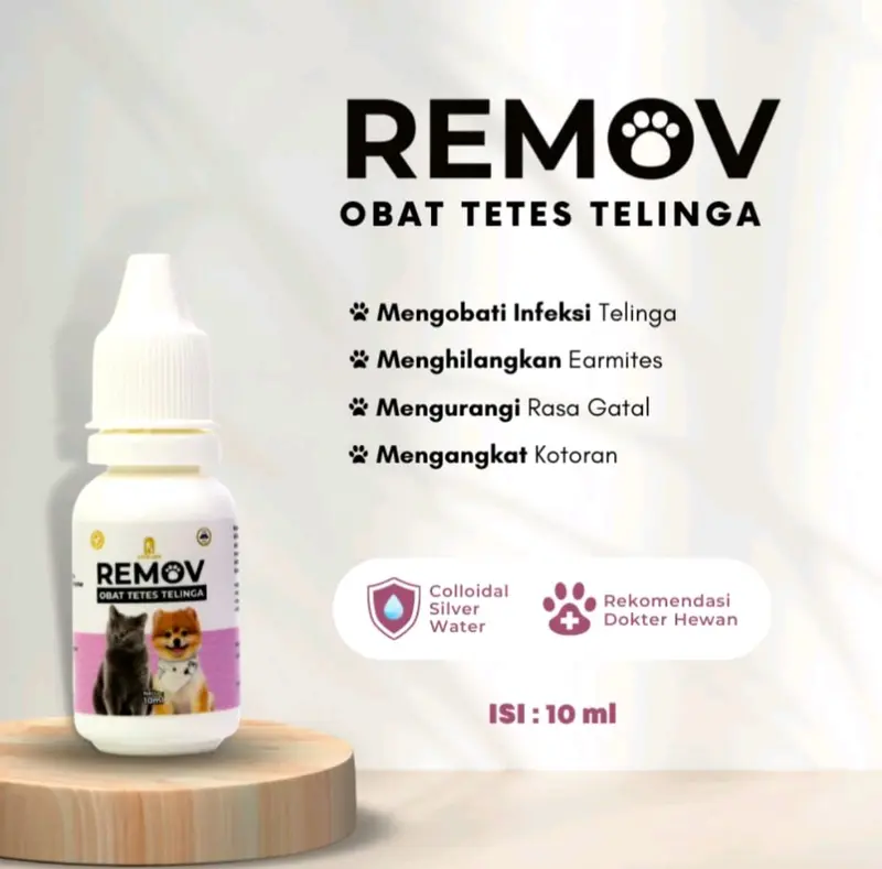 REMOV Obat Tetes Dan Spray Untuk Kucing Dan Anjing 8