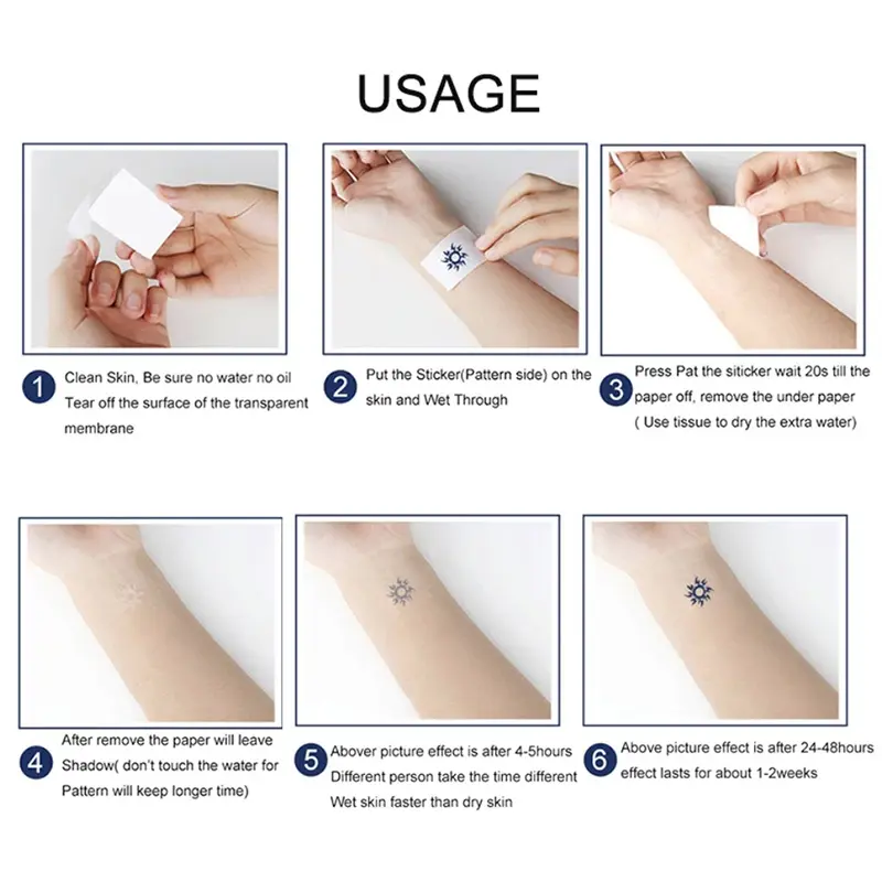 Premium Tattoo Temporary Tahan Lama 15 Hari Tato Temporer Semi Permanen 11x18 Cm Anti Air Cowo Cewe Keren Lengan Tangan Dada Kaki Motif Naga Jangkar Geisha Tulisan Minimalis Tato Kecil Waterproof Tatoo 8