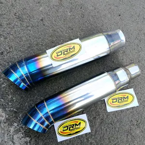 KNALPOT TAILPIPE CUMI BRONG MOBIL DAN TRUK STAINLESS HALF BLUE