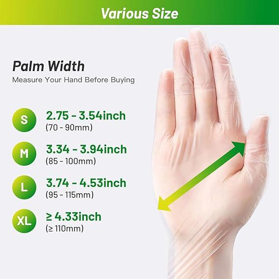 Latex & Powder Free, Food safe,Disposable TPE Cooking Gloves, Ideal for Cleaning and Food Prep 4