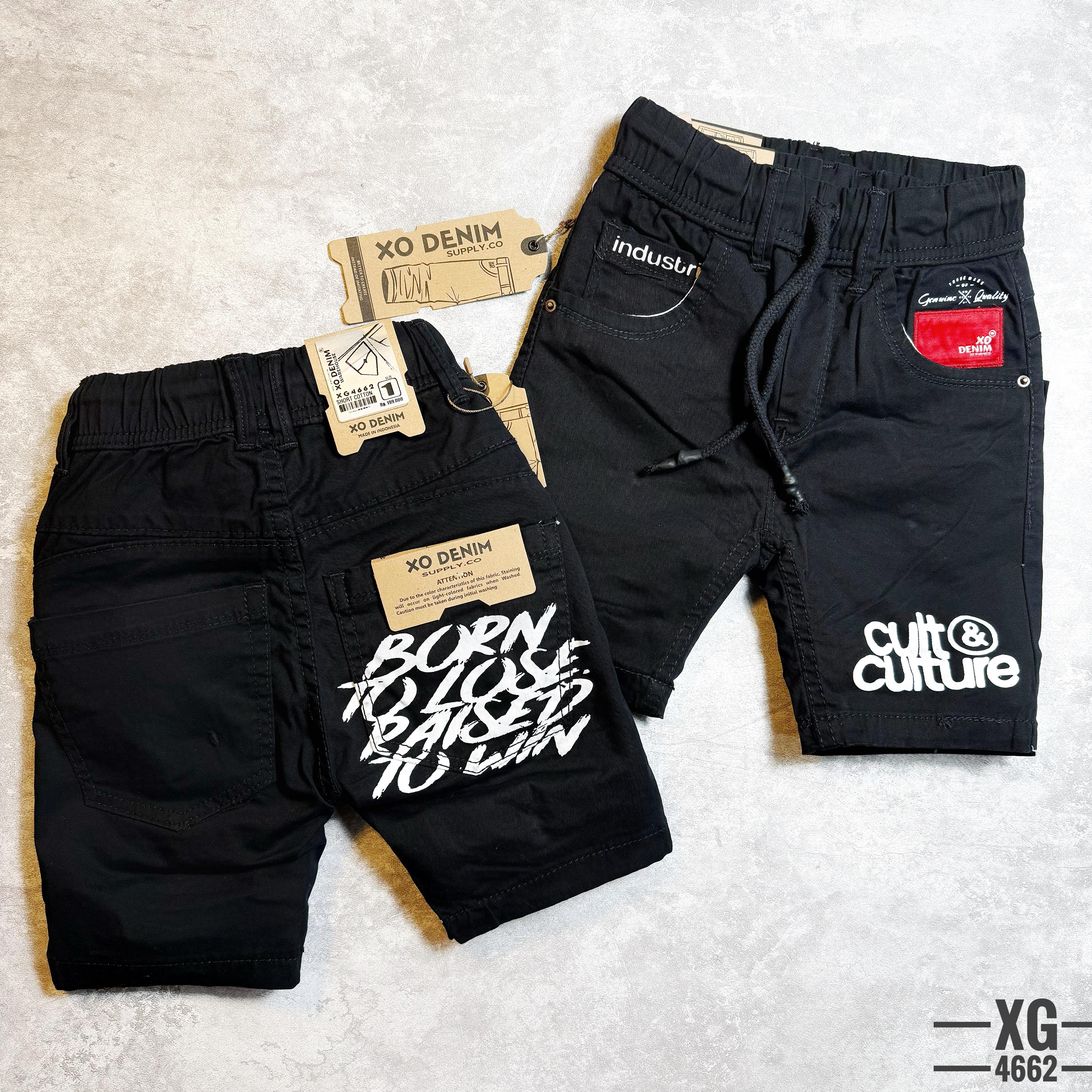 JKT KIDS CHOICE 4-12 Tahun Celana Pendek Chinos HITAM STYLUS ByXO Denim Celana  Katun Anak Laki-Laki